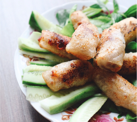 A bowl of jollof rice